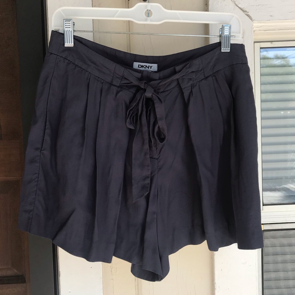 DKNY Paperbag Style High Rise Shorts